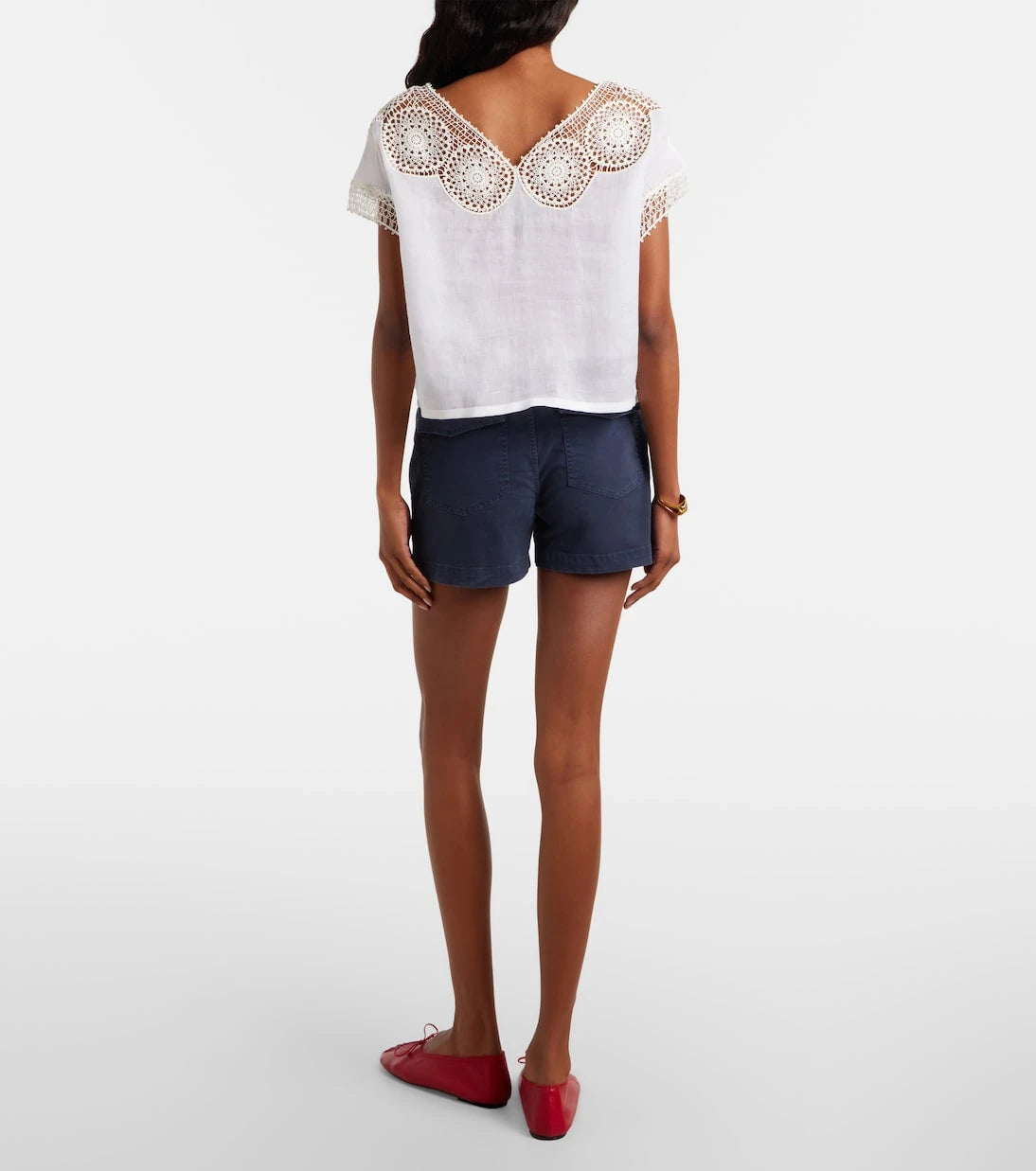 Nili Lotan - Utility cotton shorts