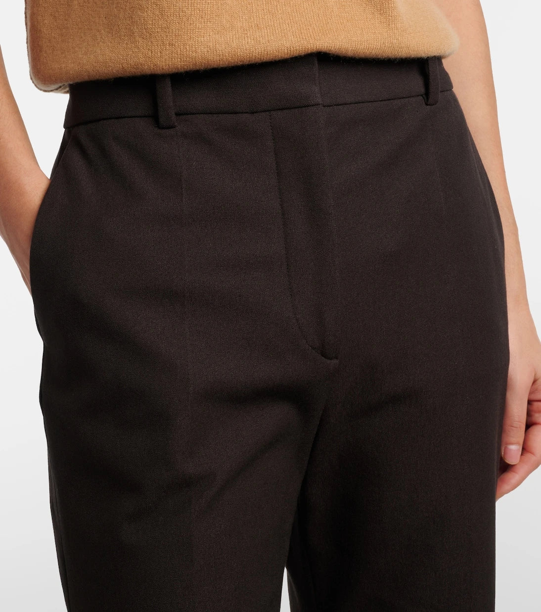 Joseph - Tafira high-rise gabardine flared pants