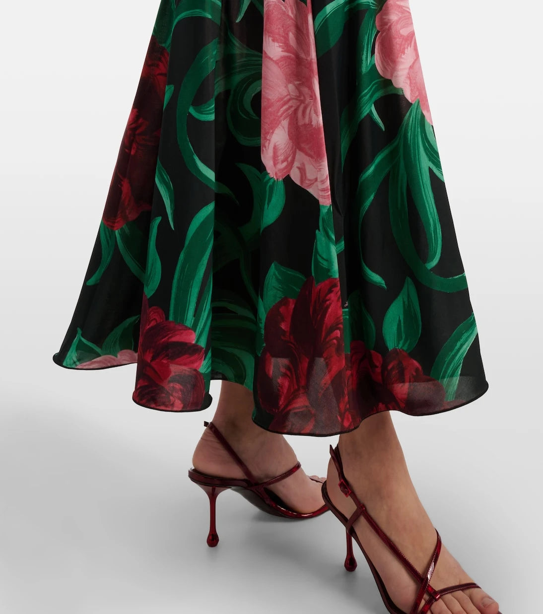 La DoubleJ - Alba floral jersey midi dress
