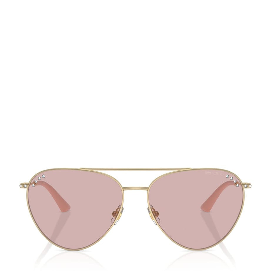 Jimmy Choo Gold Steel JC4002B Sunglasses