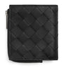 Small Intrecciato Bifold Zipped Wallet