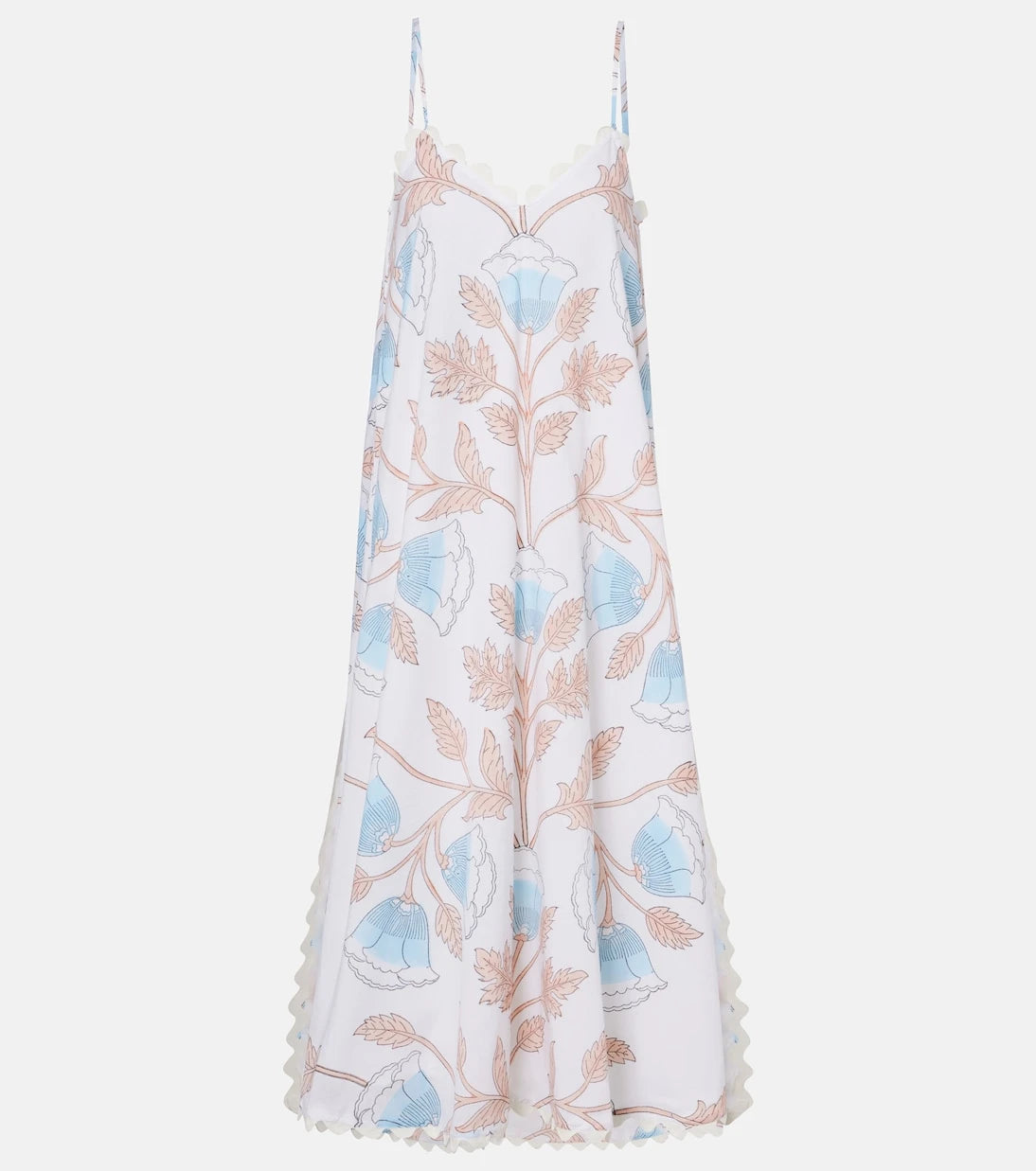 Juliet Dunn - Printed cotton slip dress