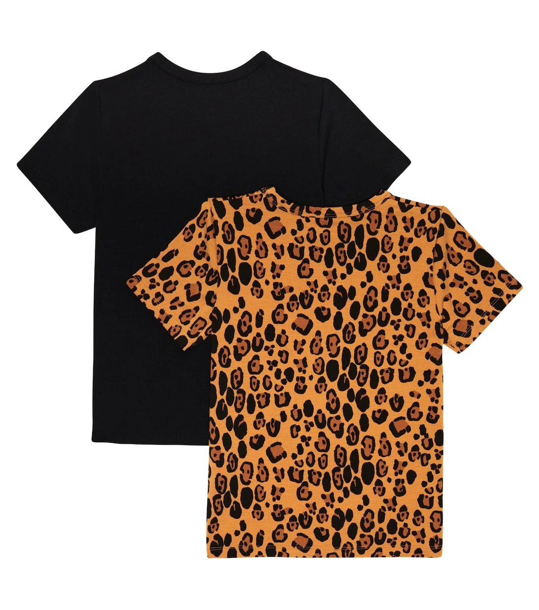 Mini Rodini - Basic Leopard set of 2 jersey T-shirts