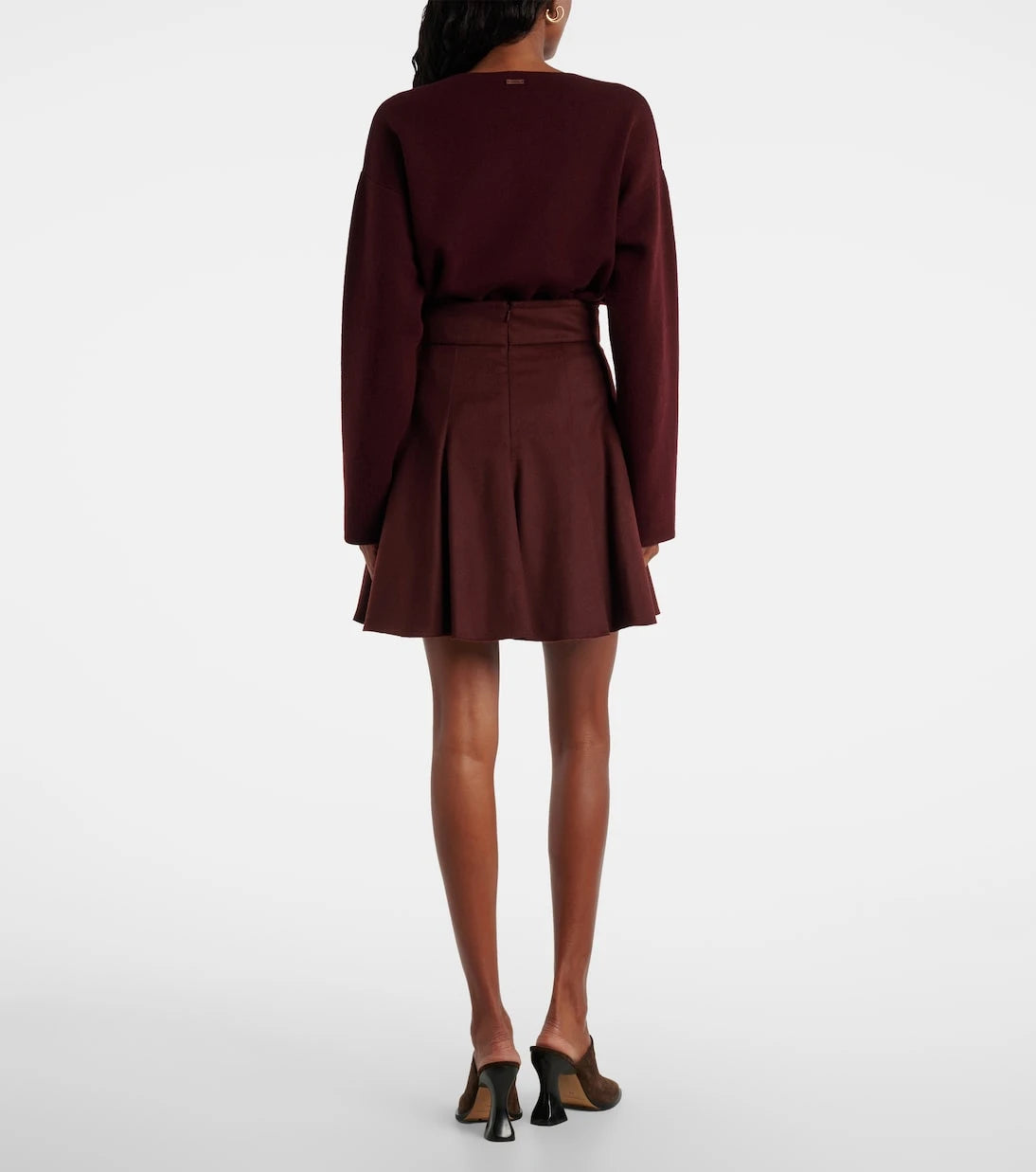 Max Mara - Camel hair miniskirt