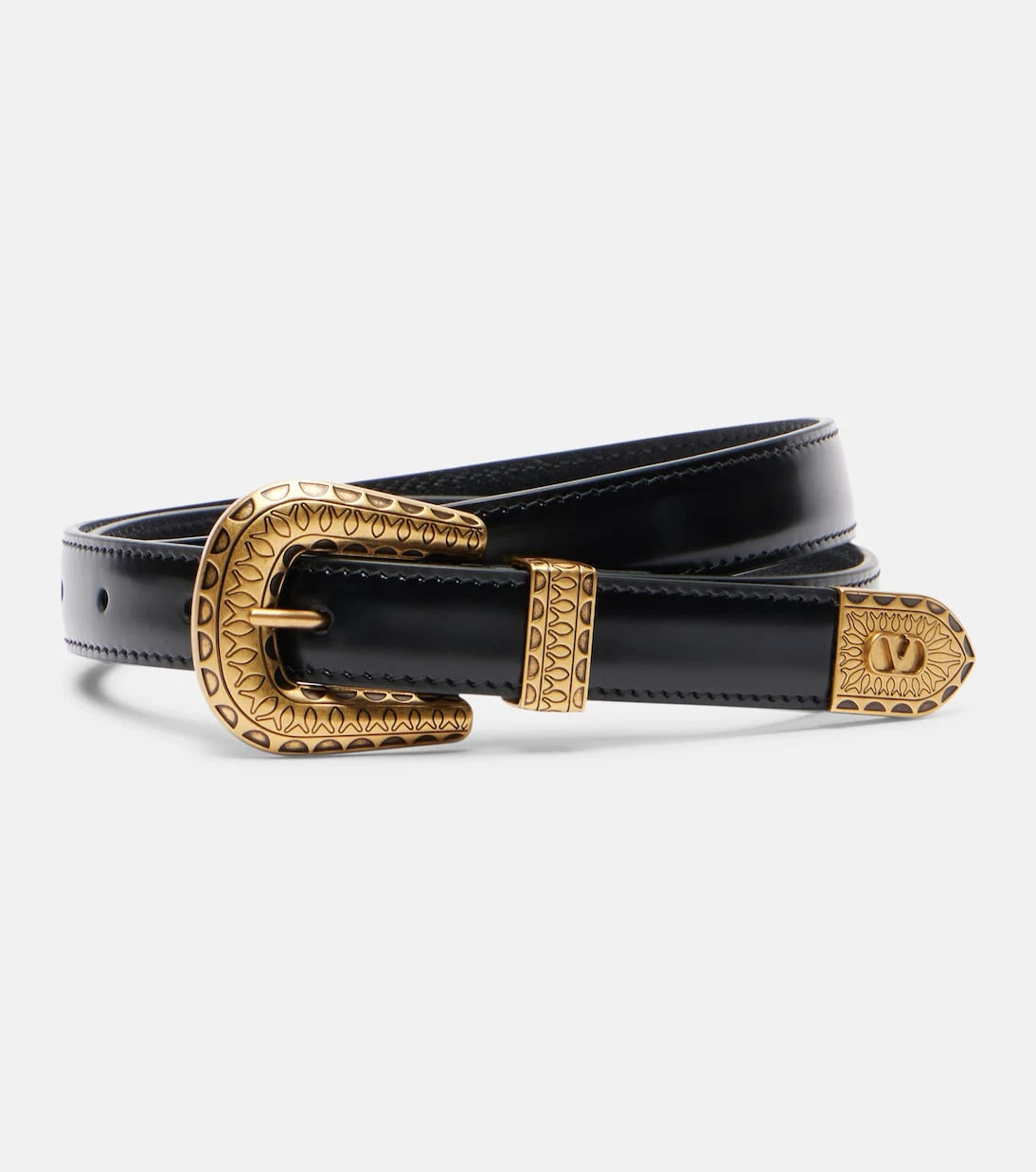Valentino Garavani - VLogo Signature leather belt