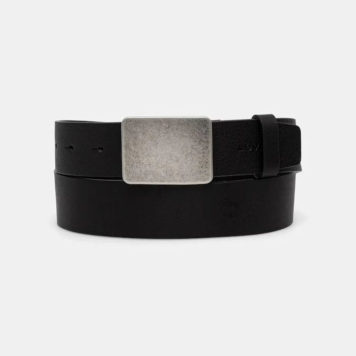 Levi's erkek deri kemer RYDER PLAQUE BUCKLE