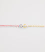 Redline 20th Anniversary Two-Tone Gold and Diamond Half-Thread Bracelet