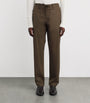 Stretch-Wool Drawstring Trousers