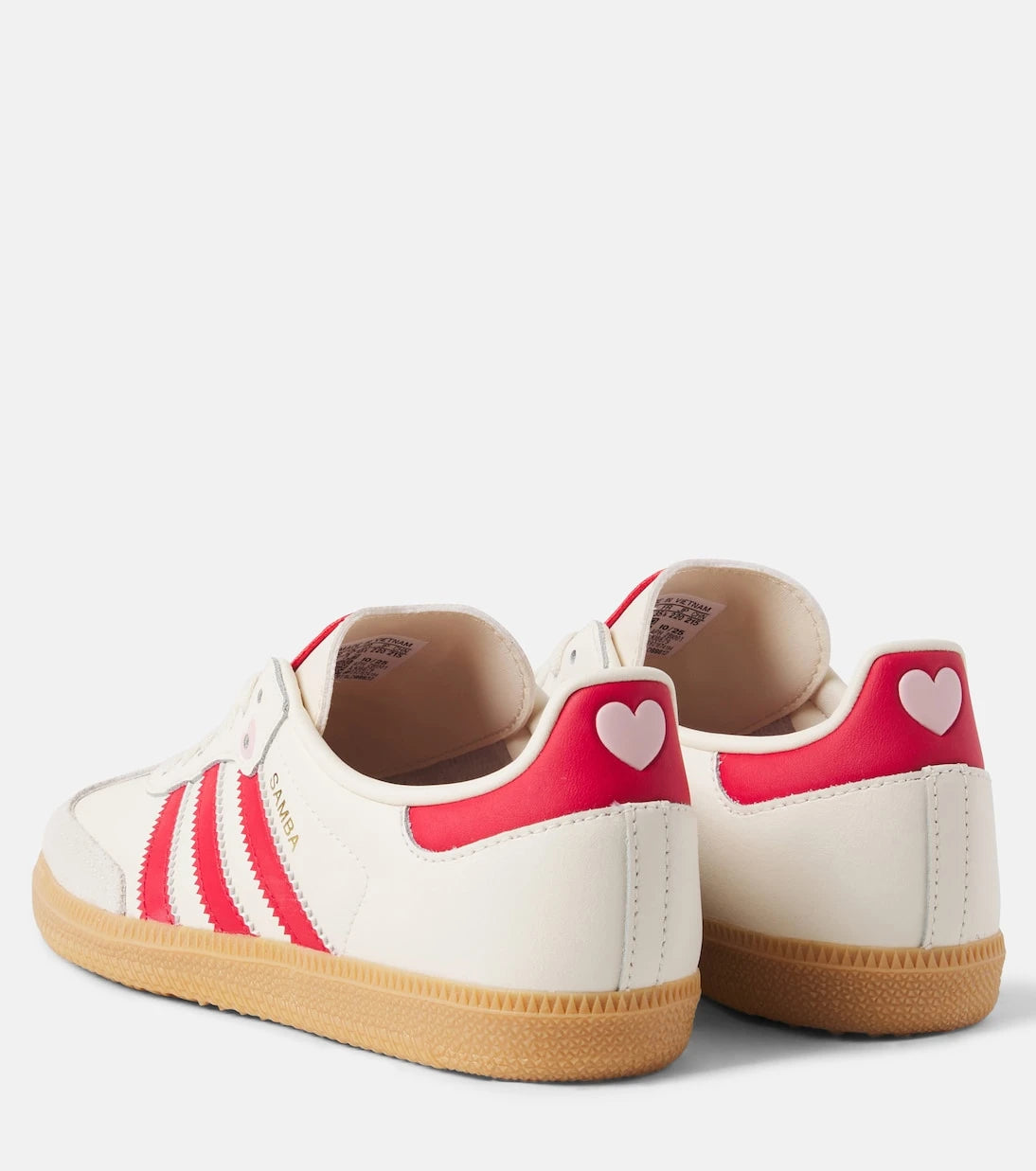 Adidas Originals Kids - Samba OG suede-trimmed leather sneakers