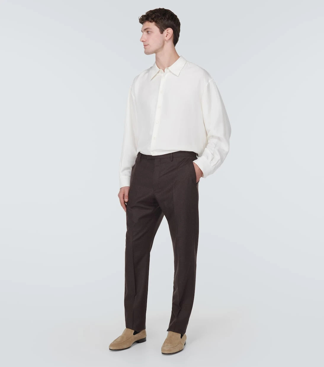 Manolo Blahnik - Truro suede loafers