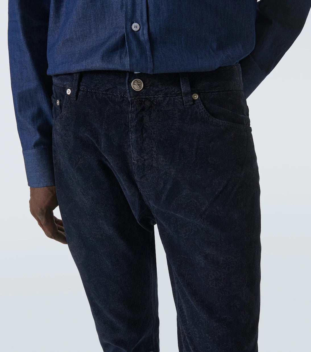Etro - Printed straight jeans