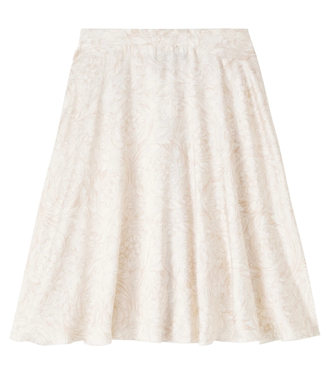 Versace Kids - Barocco pleated twill skirt