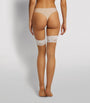 Wolford Beige Nude 8 Lace Stay-Up Stockings
