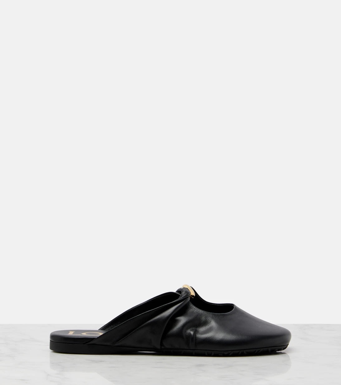 Loewe - Pebble Soft leather mules