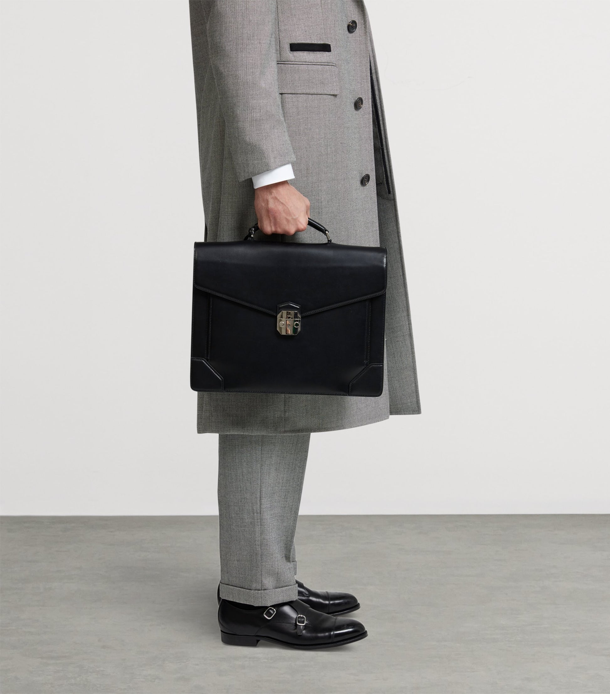 Calfskin Eltham Lock Document Case