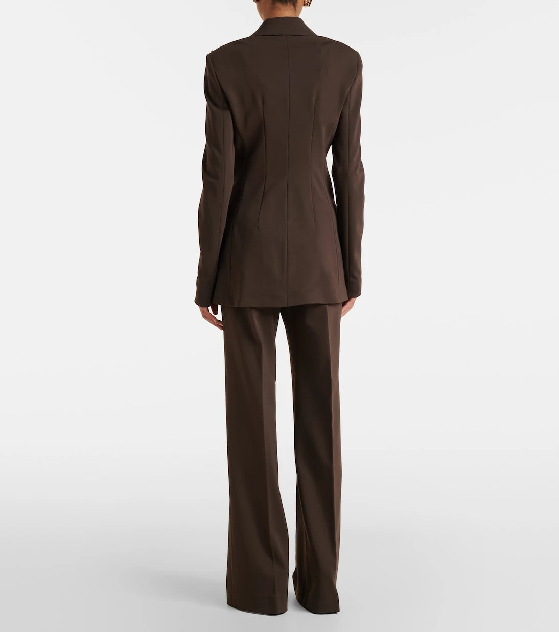 Sportmax - Belted crêpe straight pants