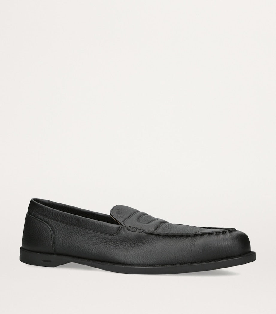 Leather Pace Loafers