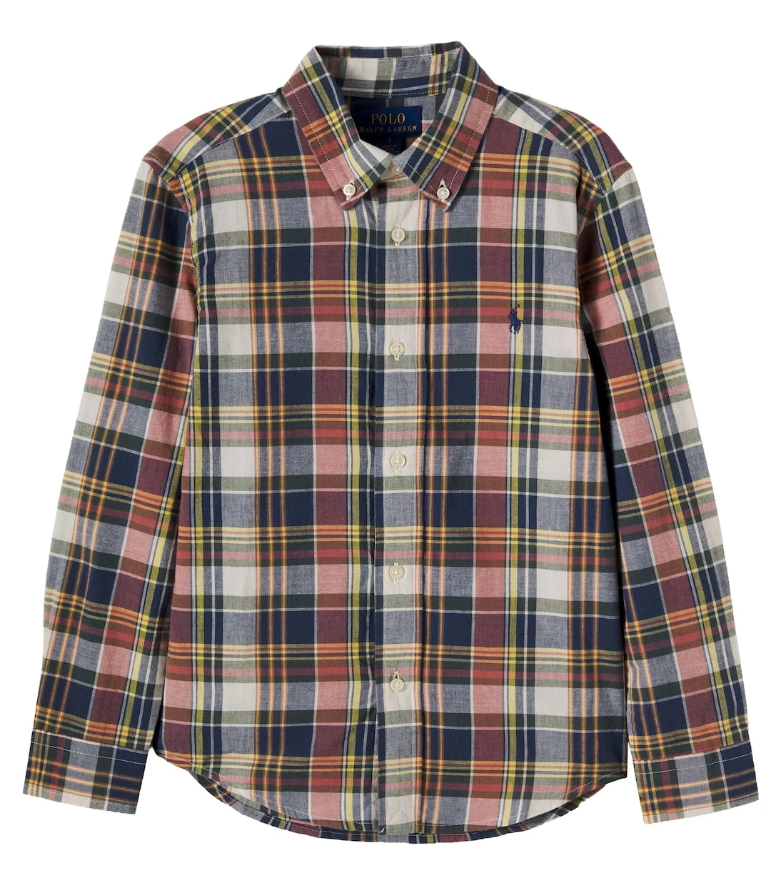 Polo Ralph Lauren Kids - قميص قطني كاروهات
