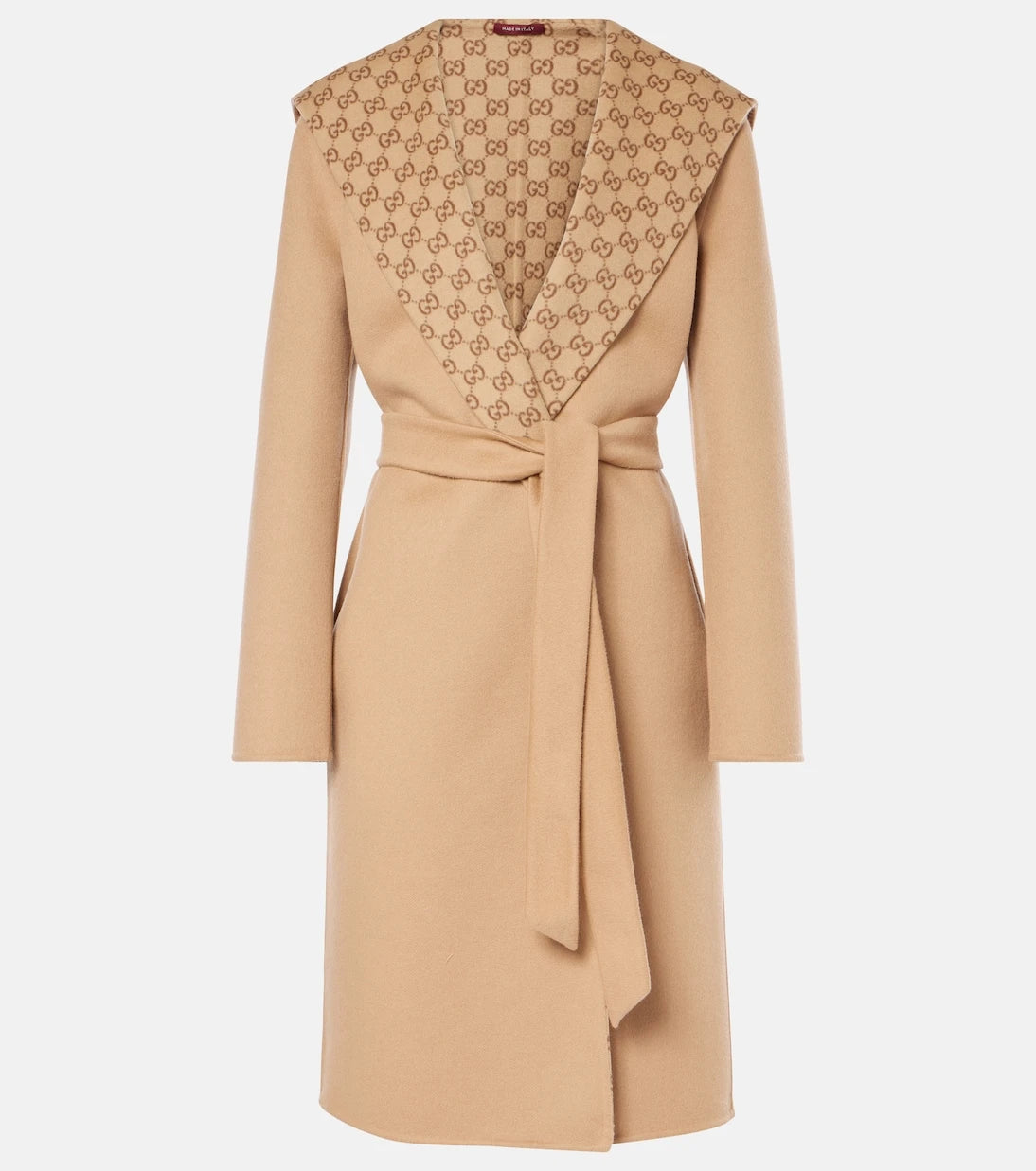 Gucci - GG reversible wool and silk coat