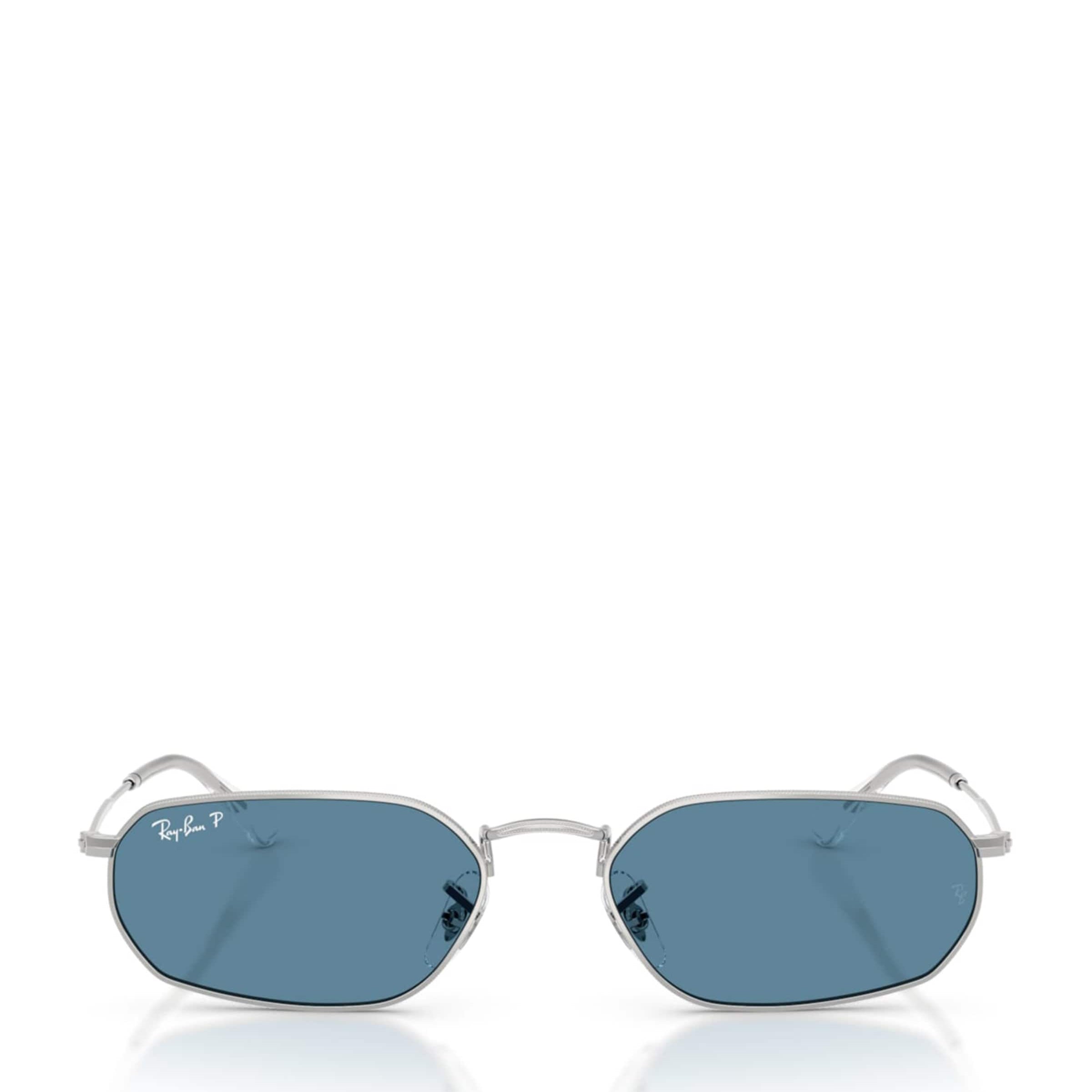 Ray-Ban Silver RB3947 Chromance Metal Irregular Sunglasses