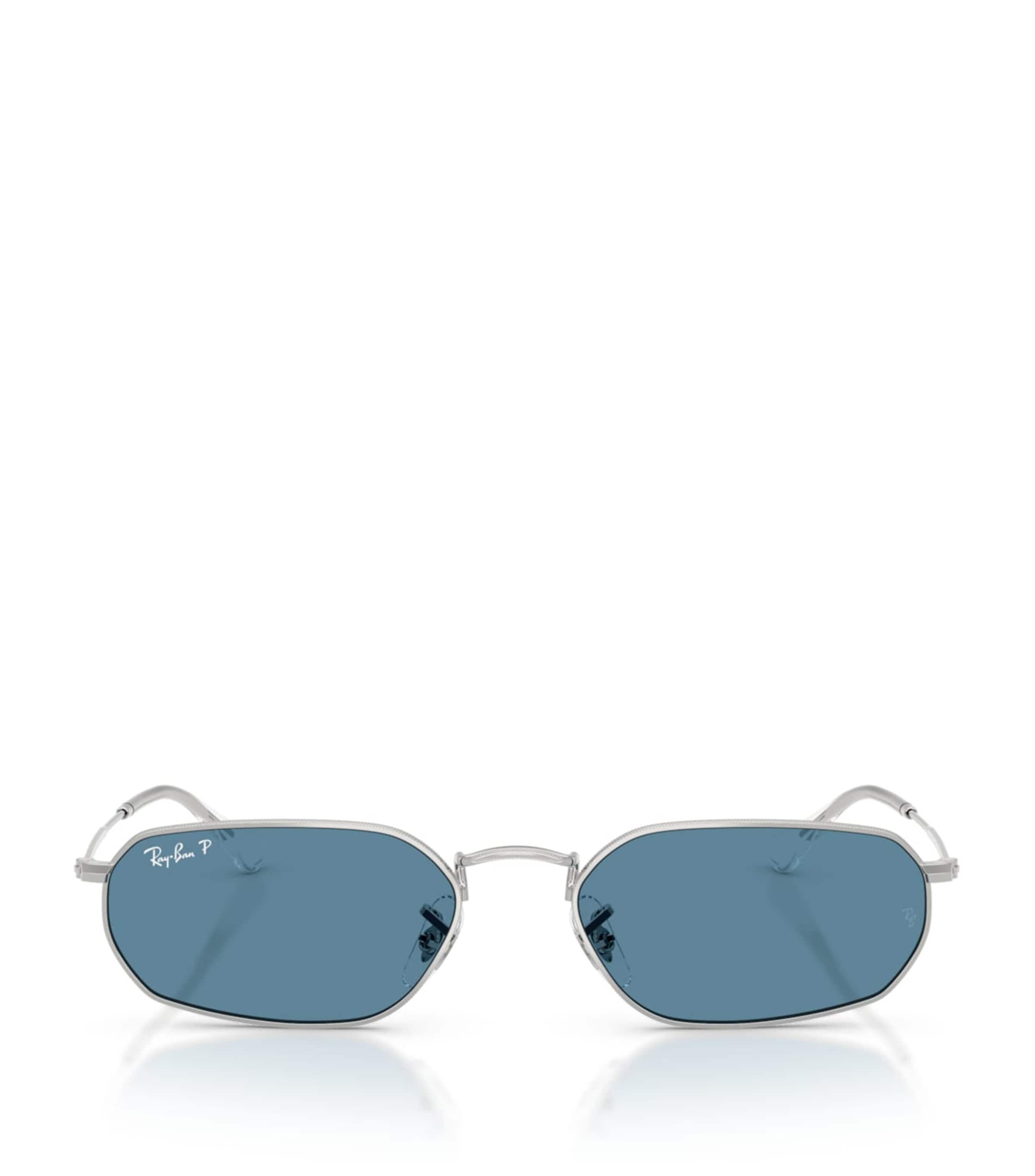 Ray-Ban Silver RB3947 Chromance Metal Irregular Sunglasses