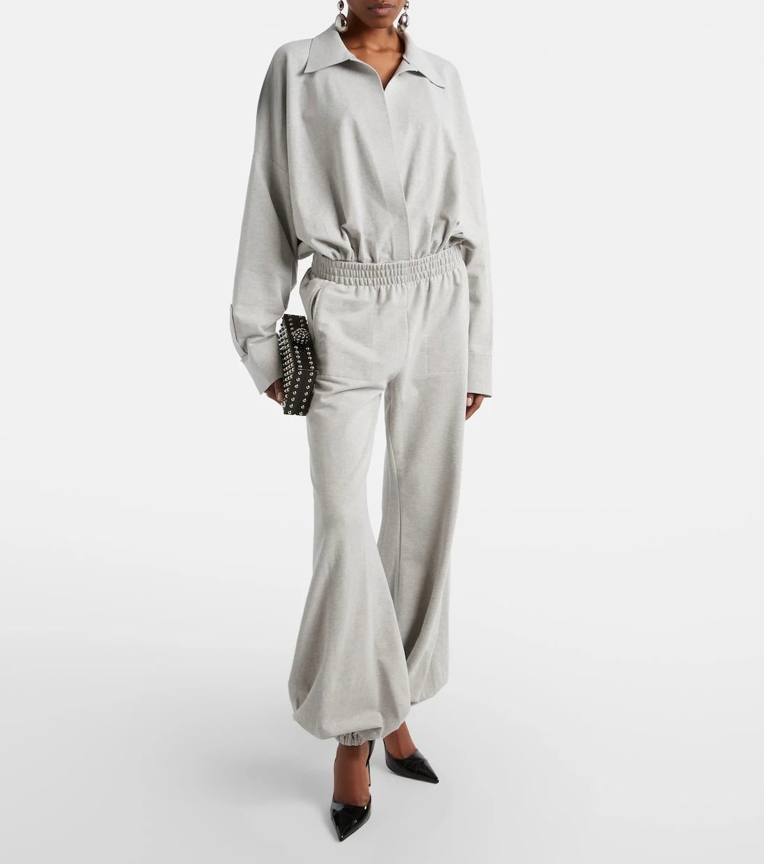 Norma Kamali - Cotton-blend jersey sweatpants