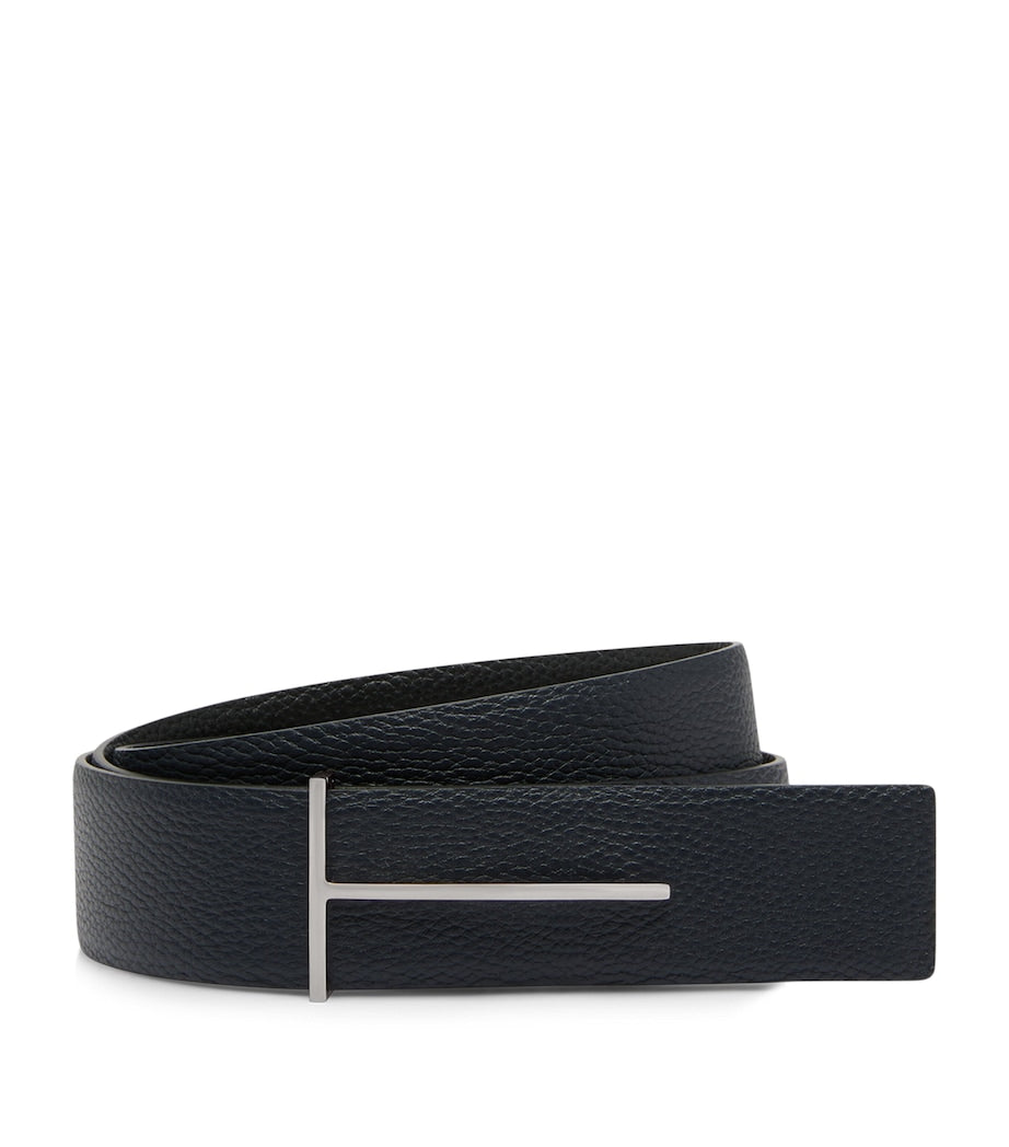Calf Leather Slim T Belt