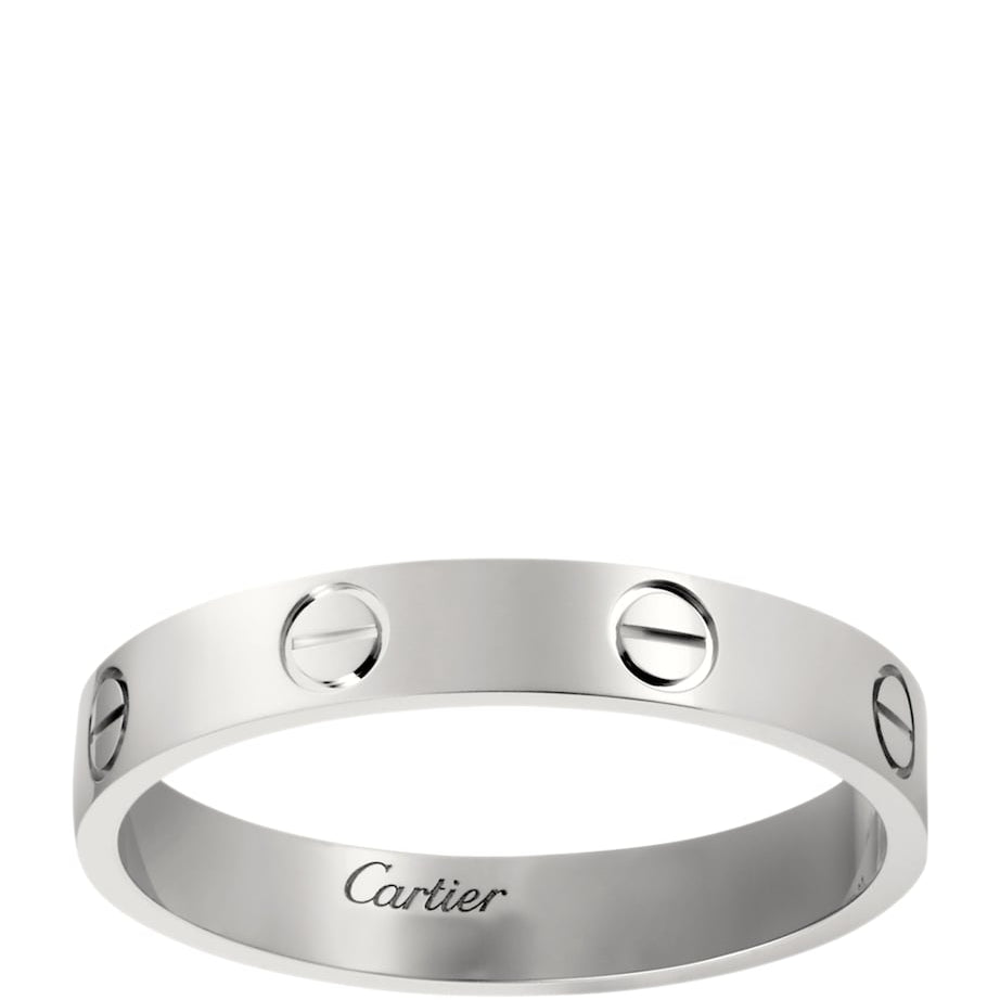 Cartier White Gold LOVE Wedding Band