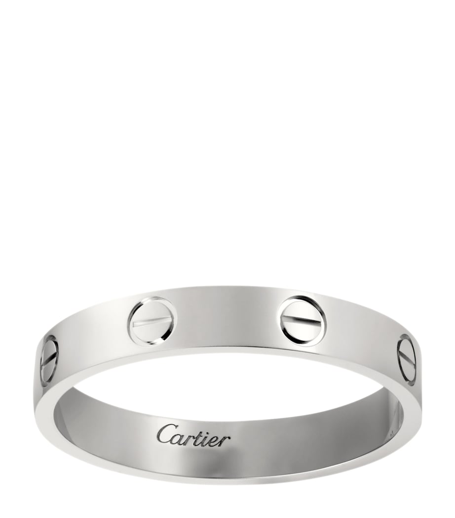 Cartier White Gold LOVE Wedding Band