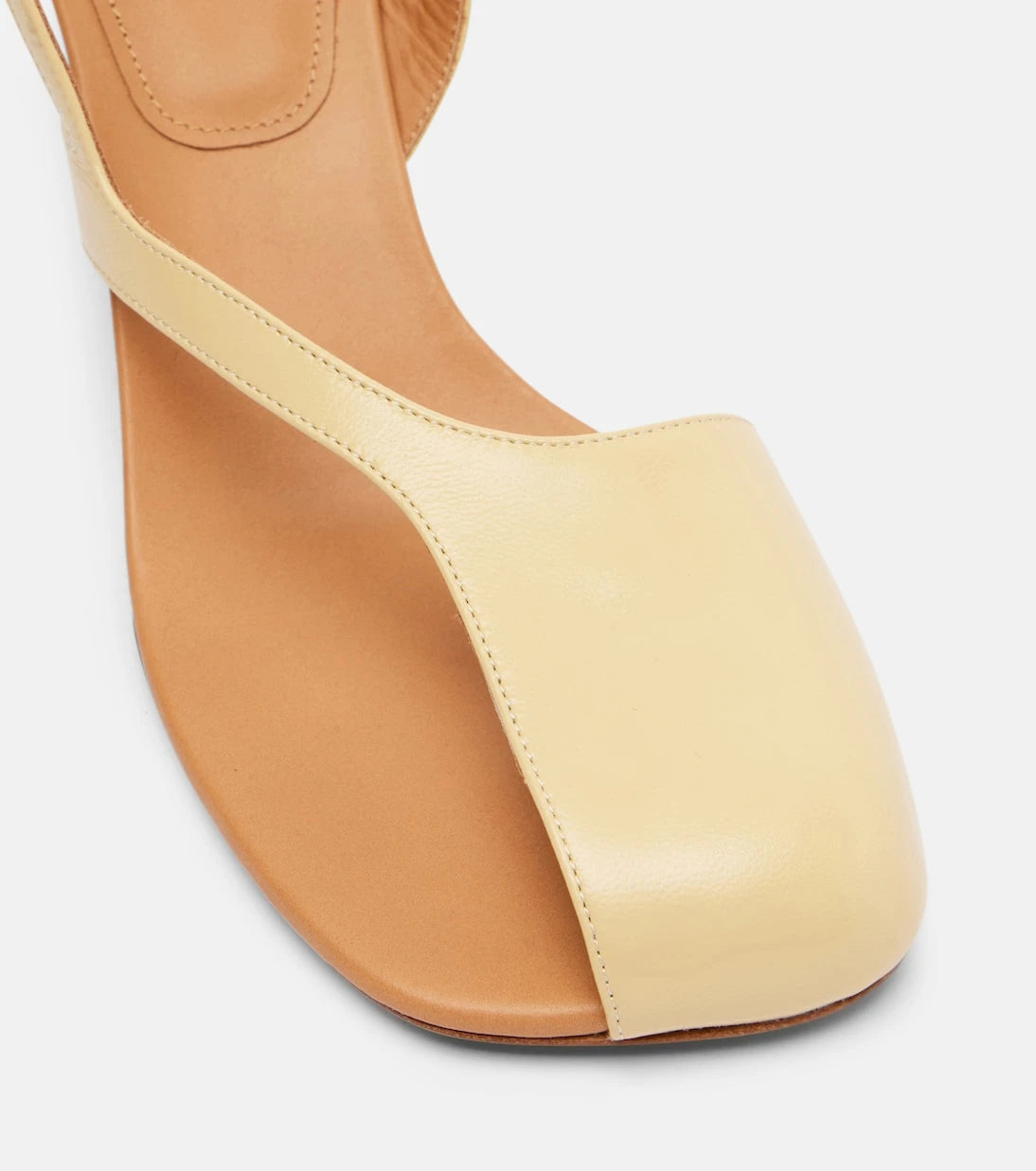 Dries Van Noten - 75 leather wedge sandals