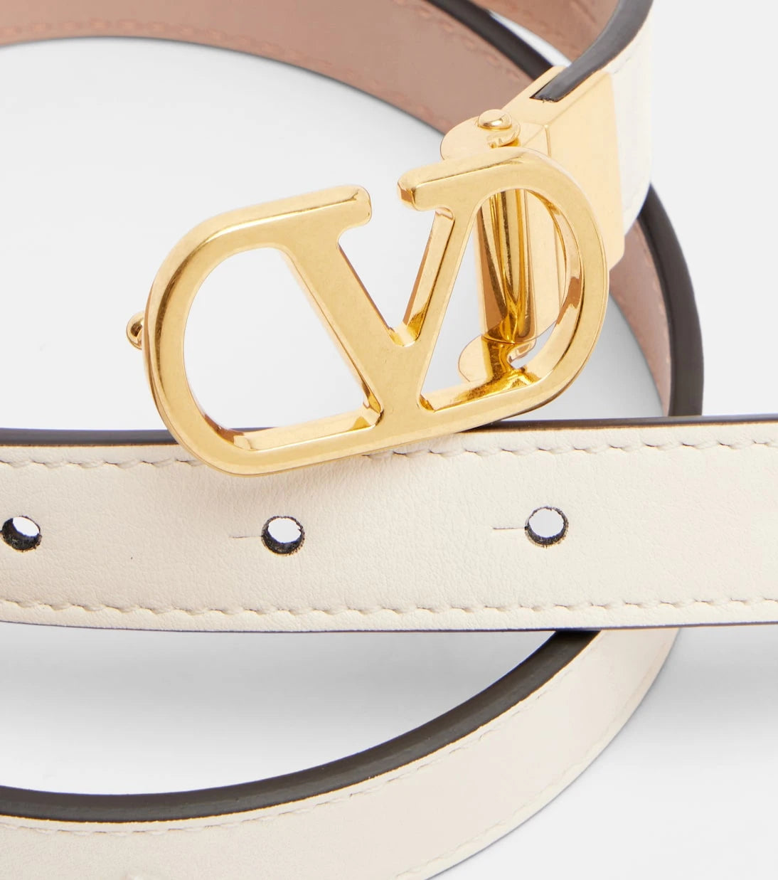 Valentino Garavani - VLogo reversible leather belt
