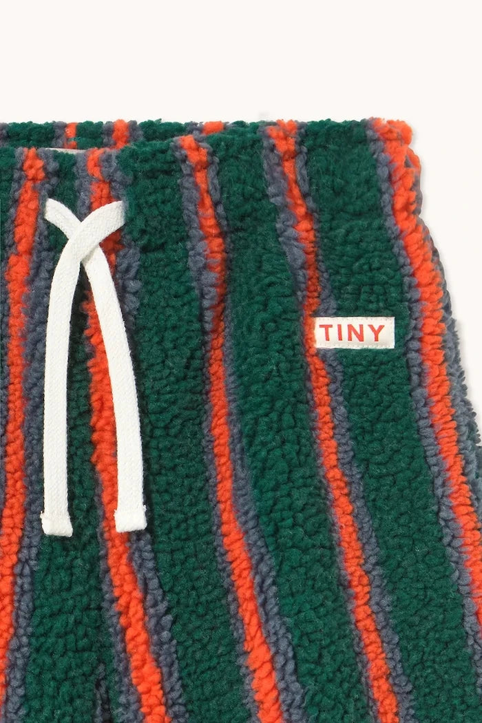 Çocuklar için Polar Spor Pantolon MULTICOLOR STRIPES SHERPA SWEATPANT