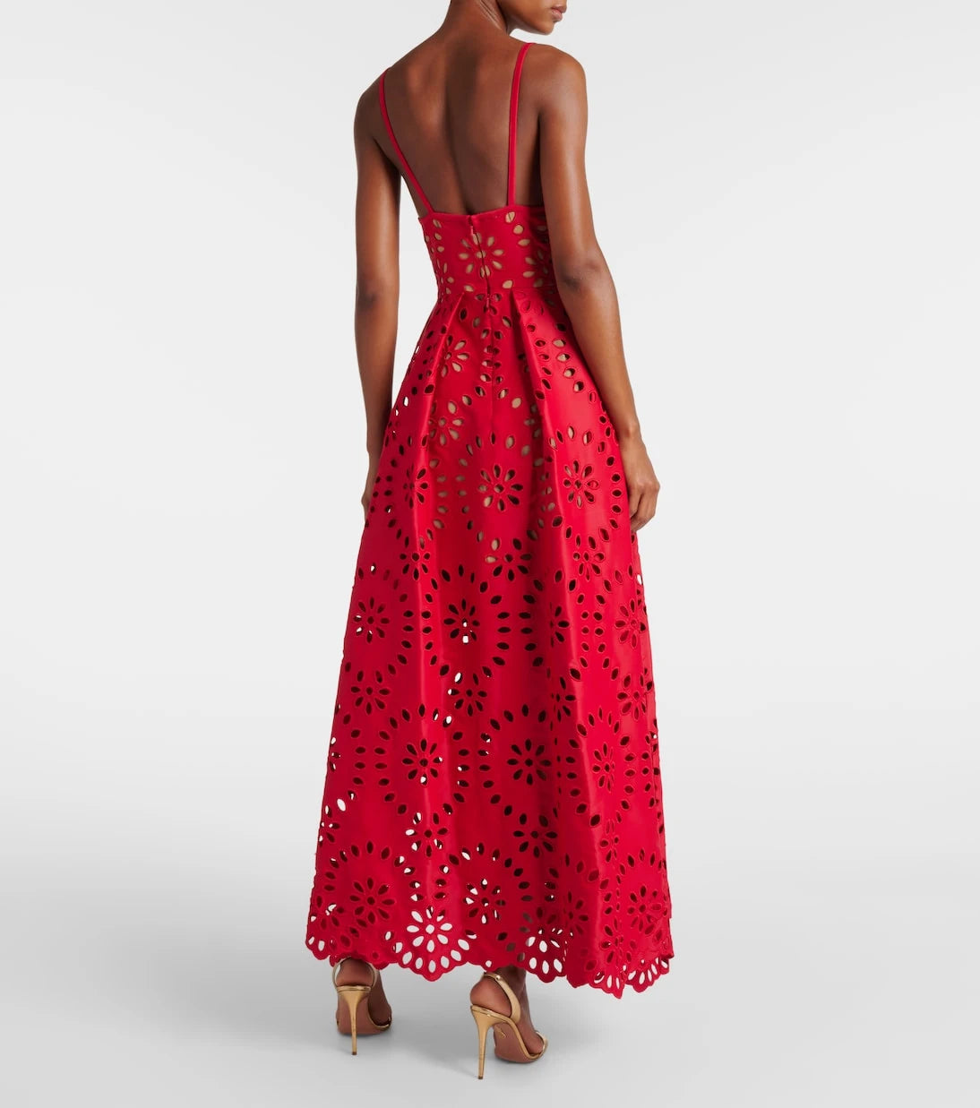 Elie Saab - Floral embroidered satin gown
