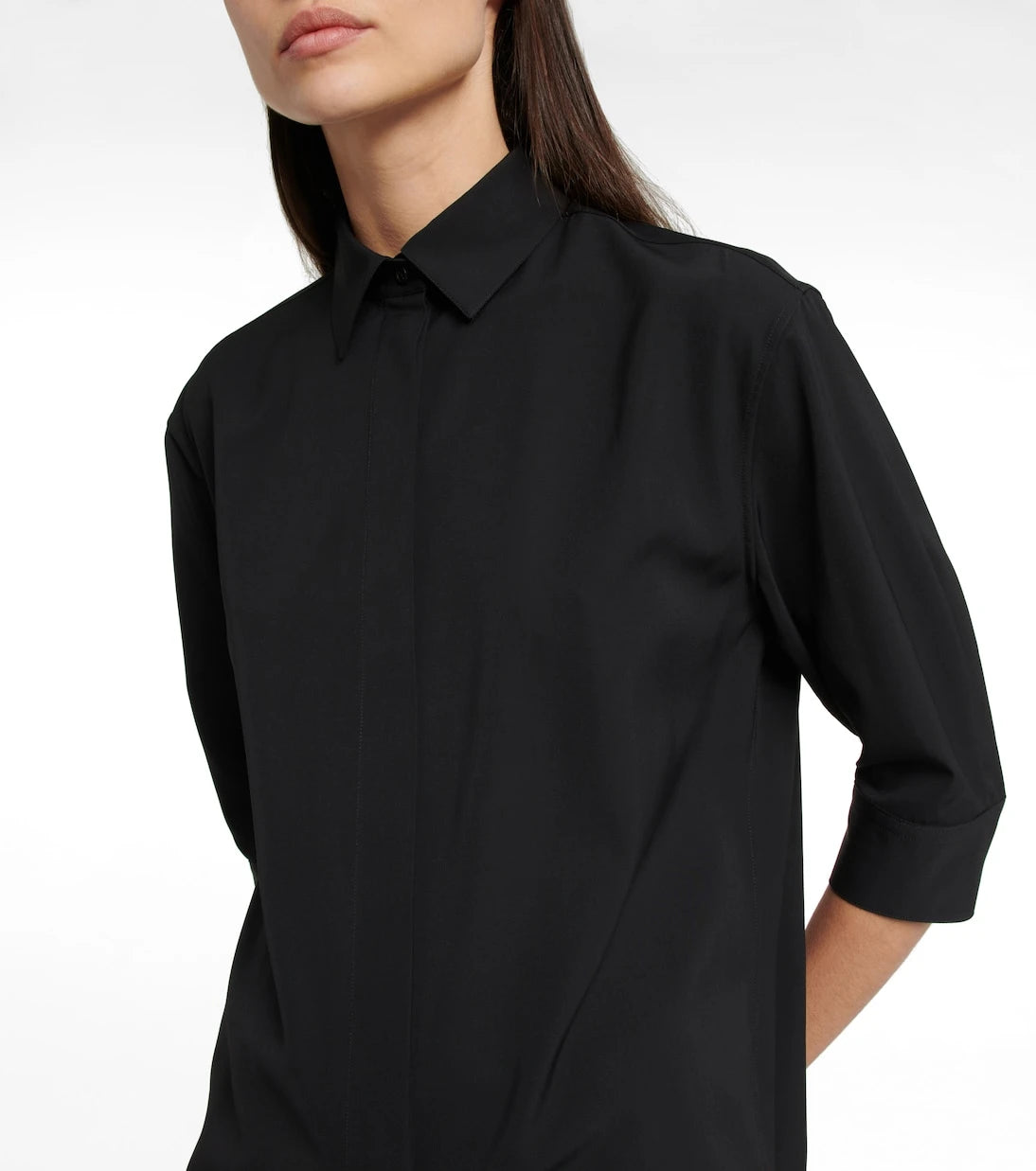 The Row - Elada wool-blend shirt
