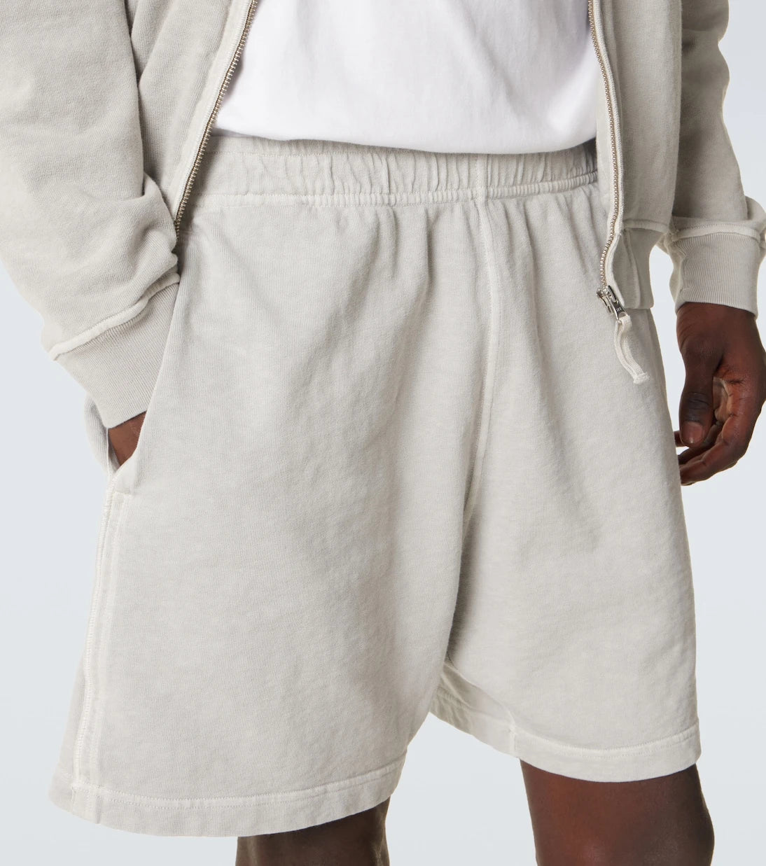 Stone Island - شورت صوف قطني "كومباس"