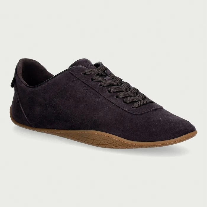 Calvin Klein BALLET SNEAKER LACEUP LTH-SUE kadın süet spor ayakkabı