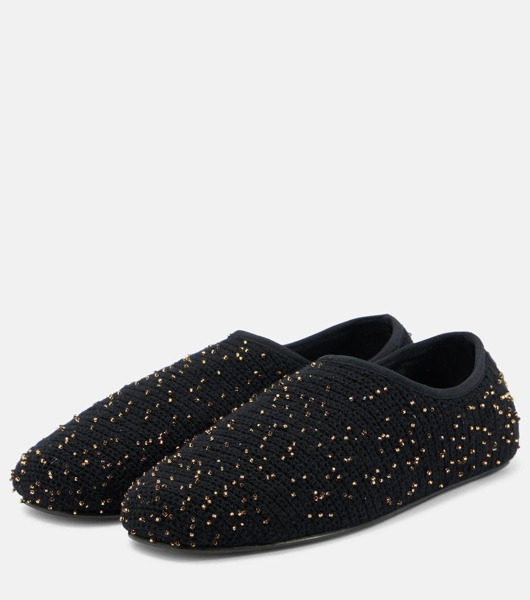 Gabriela Hearst - Aris embellished knitted ballet flats