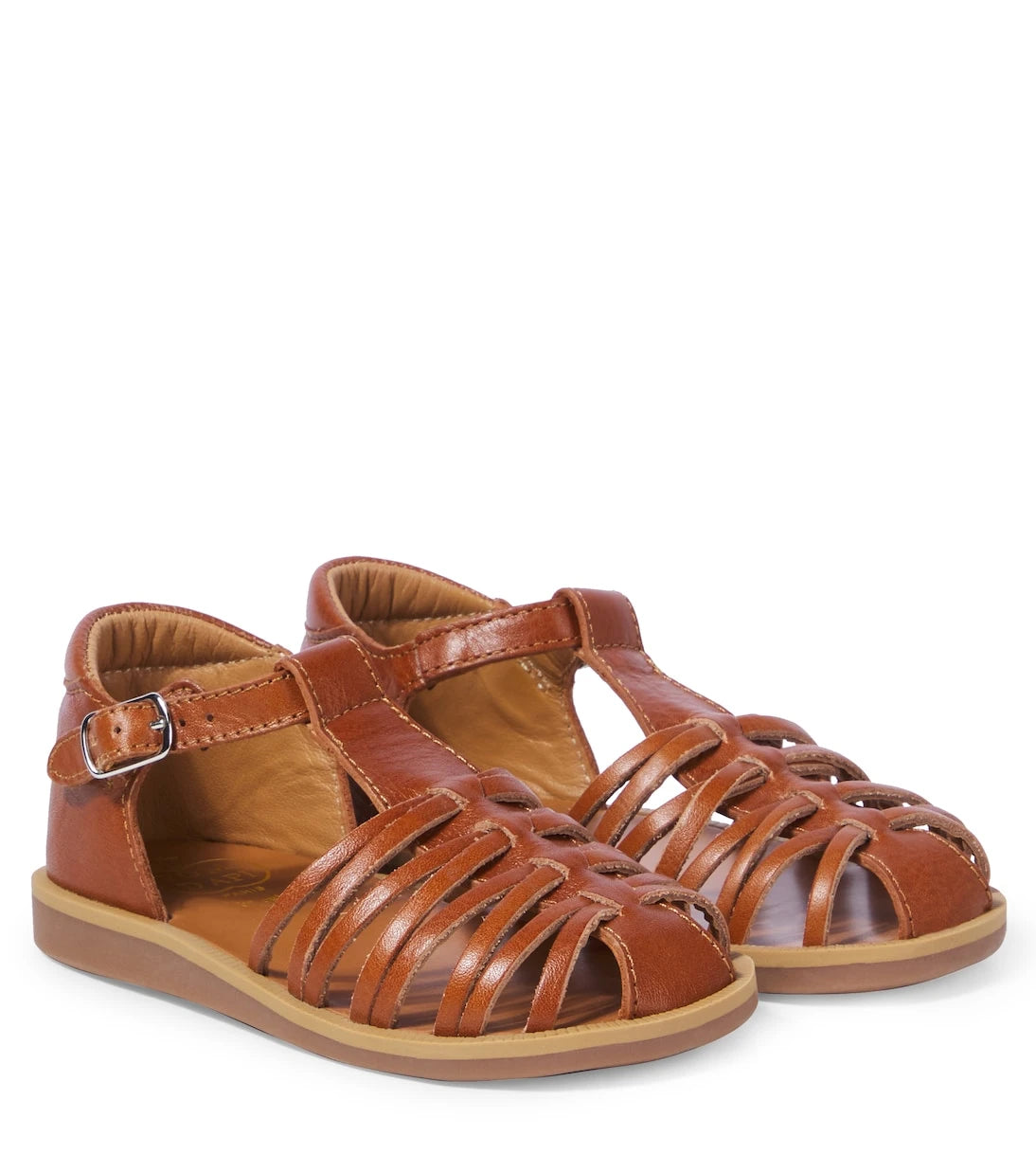 Pom d'Api - Poppy Royal leather sandals