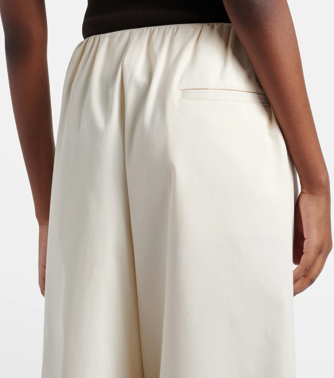 Loewe - Cotton and silk gabardine culottes