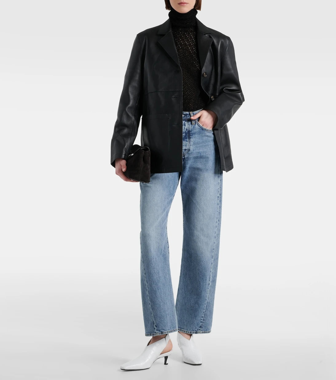 Toteme - Crochet turtleneck top