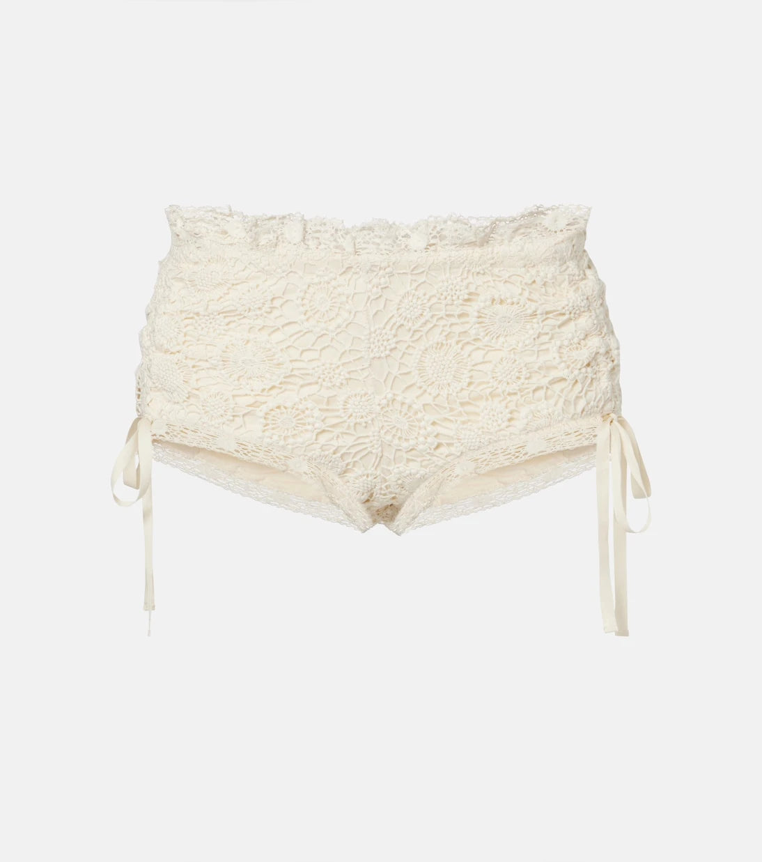 Isabel Marant - Yeliz crochet cotton micro shorts