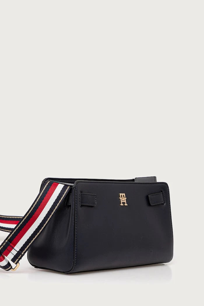 Tommy Hilfiger imitasyon deri kadın crossbody çanta