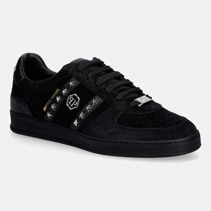 Philipp Plein Low-Top Retro Rebel Süet Spor Ayakkabı