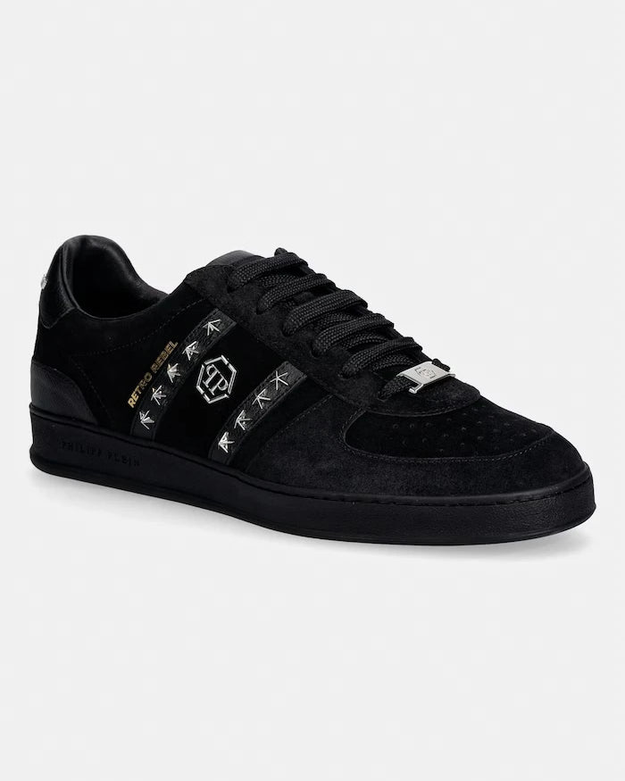 Philipp Plein Low-Top Retro Rebel Süet Spor Ayakkabı