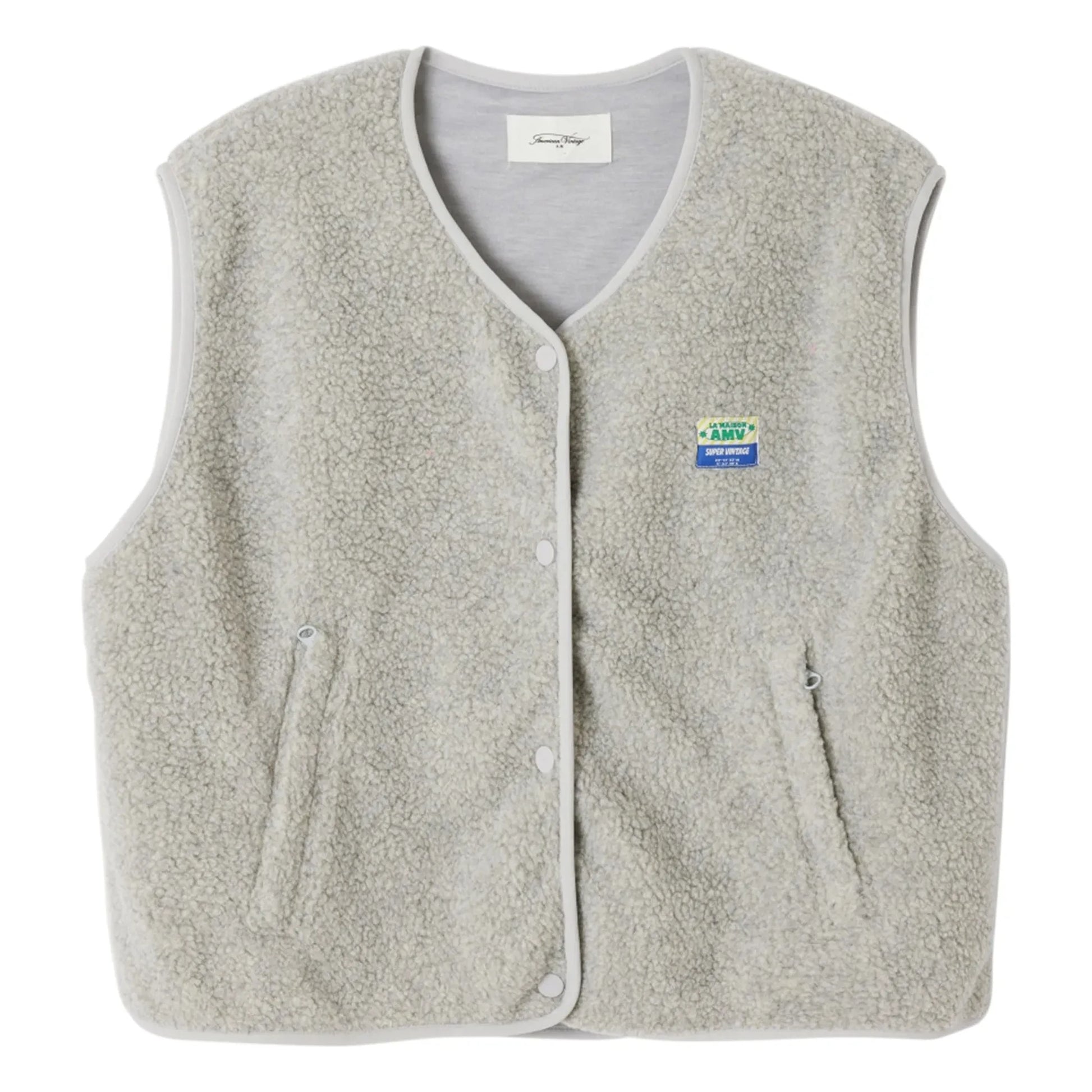 American Vintage - Hoktown Sleeveless Jacket | Light grey
