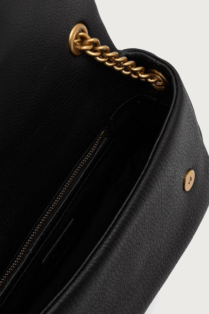 Pinko kadın deri crossbody çanta