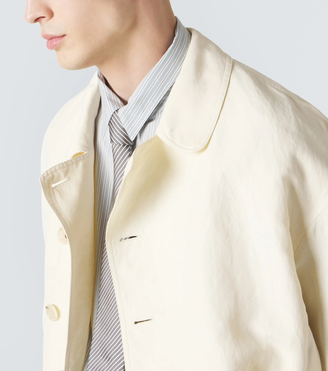 Giorgio Armani - Archivio striped cotton shirt