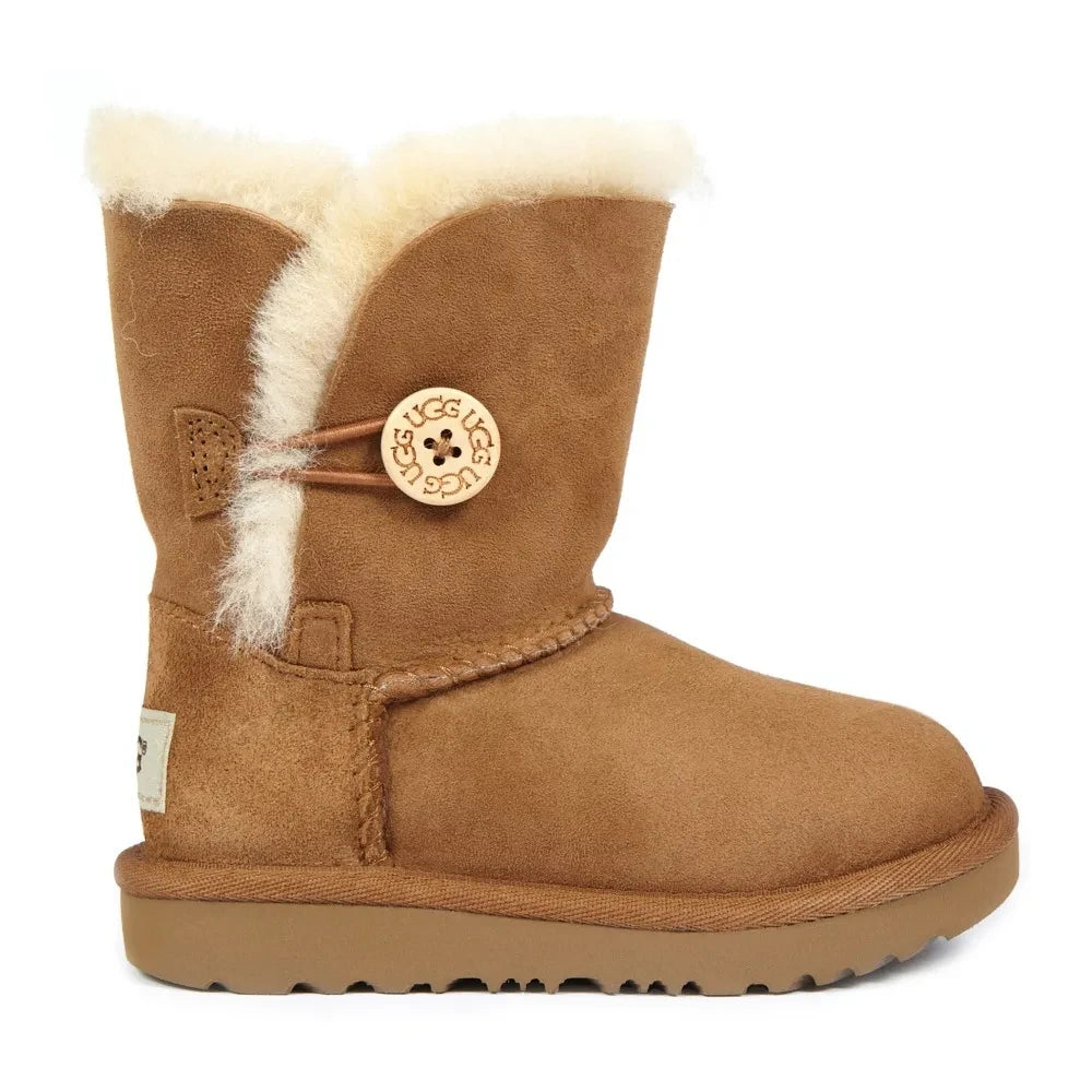 UGG - Bailey Button II Fur Lined Suede Boots | Camel