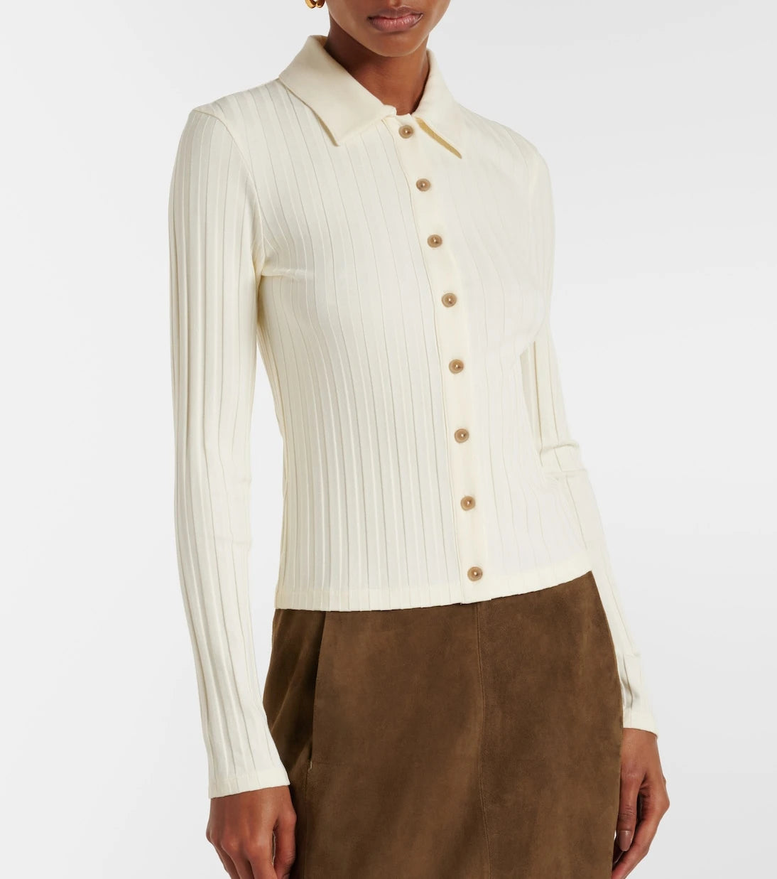 Vince - Ribbed-knit cardigan