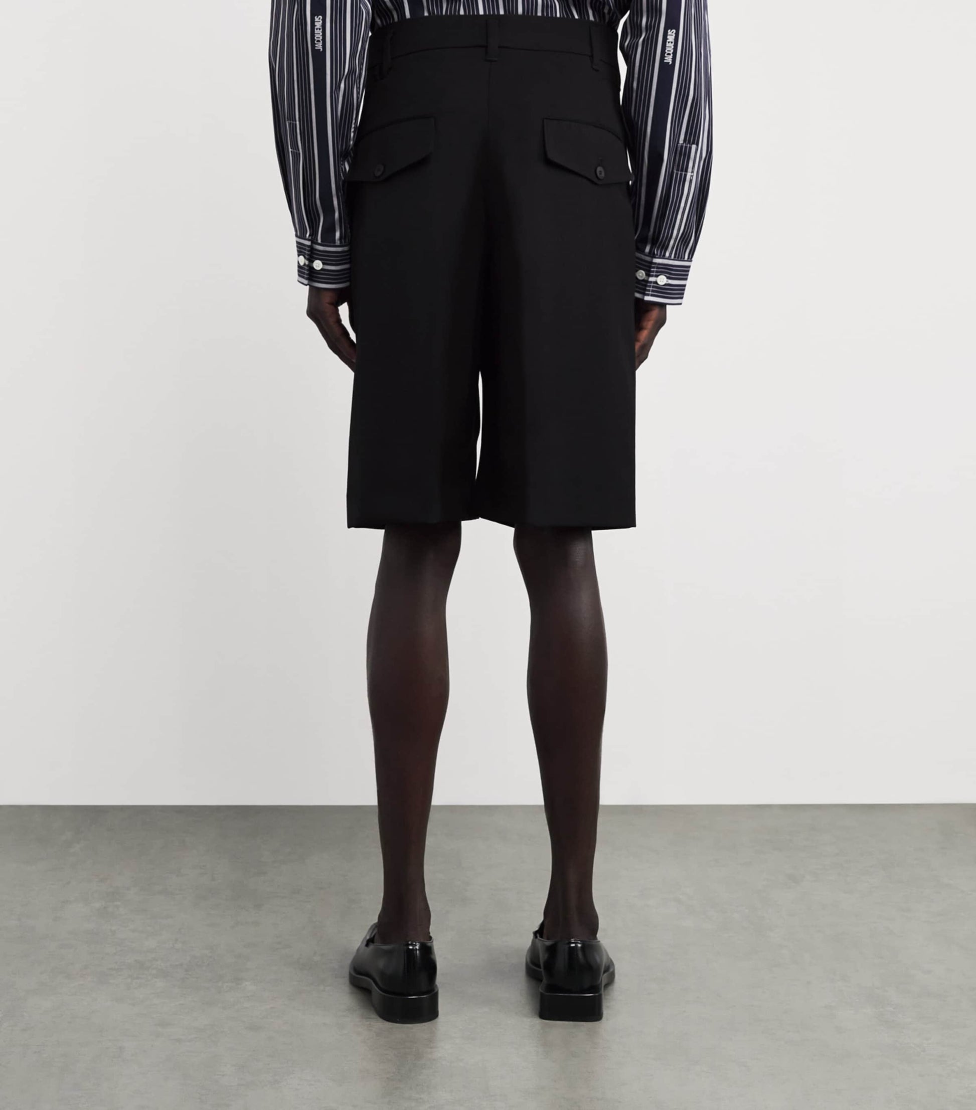 Jacquemus Stretch-Wool Ovalu Shorts